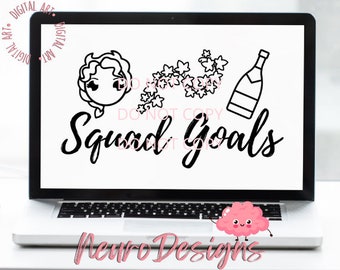 Squad Goals - Taylor Swift Evermore Inspired - Digital File