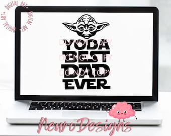 Yoda best dad ever - Digital File