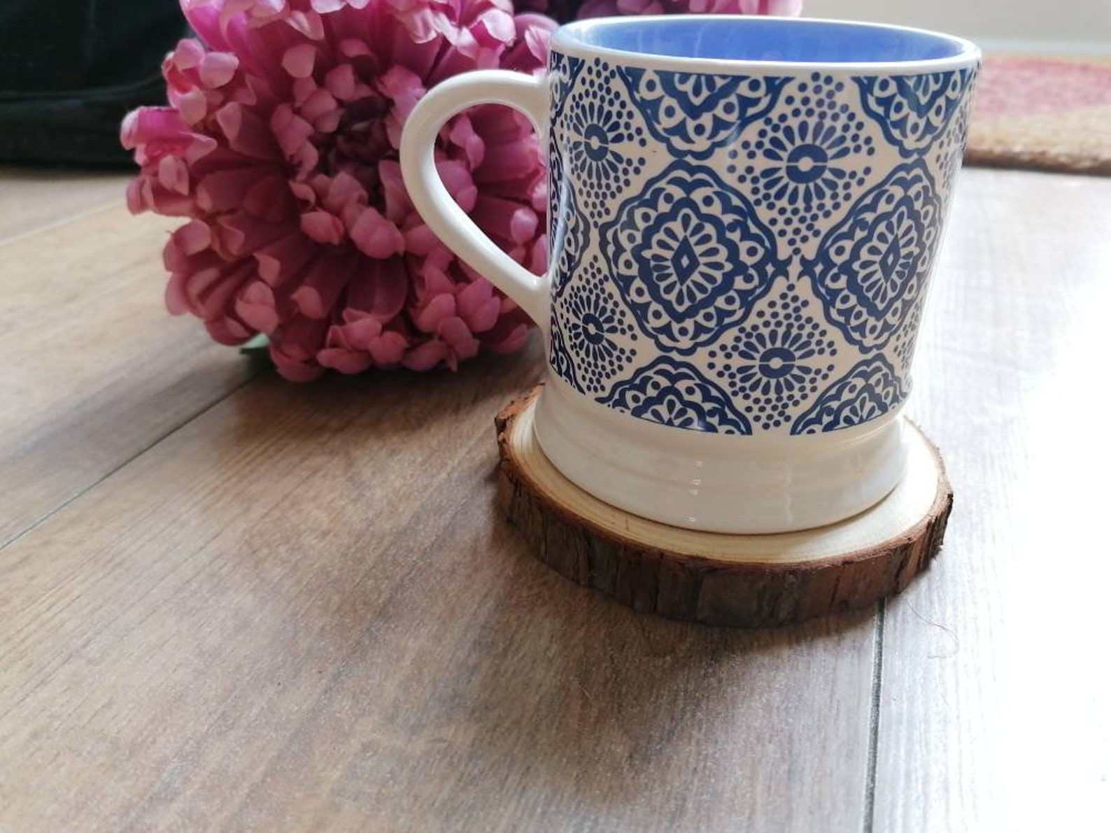 Gravierte Holz große 10-11cm Log Untersetzer für Hochzeit | Etsy