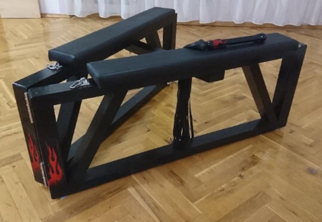 Flogging Chair A Set Padded Hand-made BDSM Bench and Flogger BDSM Bondage BDSM ...