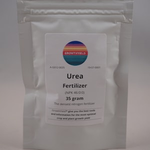 Urea Fertilizer (35 gram) NPK 46-0-0 (Swedish purity grade) - Most dense nitrogen fertilizer you can find
