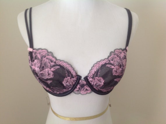 Victoria's Secret brown pink sexy unpadded bra