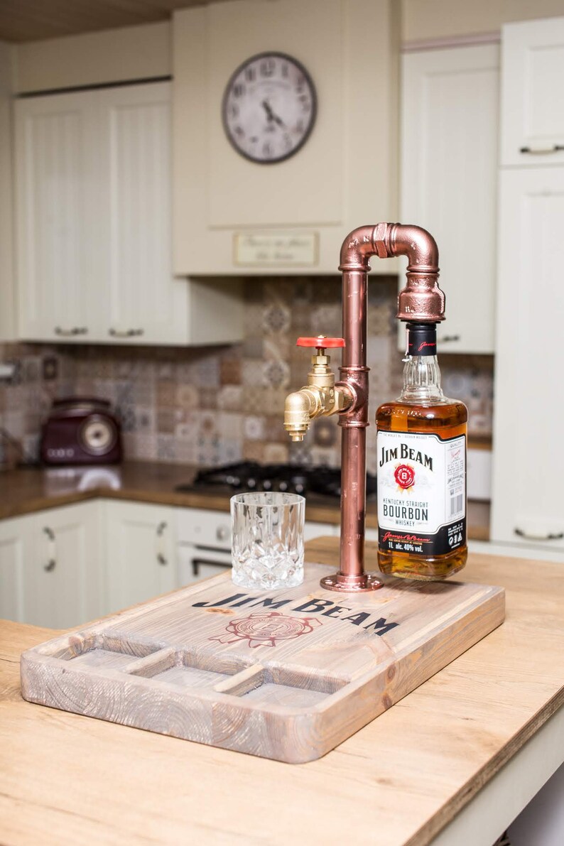 Jim Beam Logo Liquor Dispenser Beverage Dispenser Drink Etsy