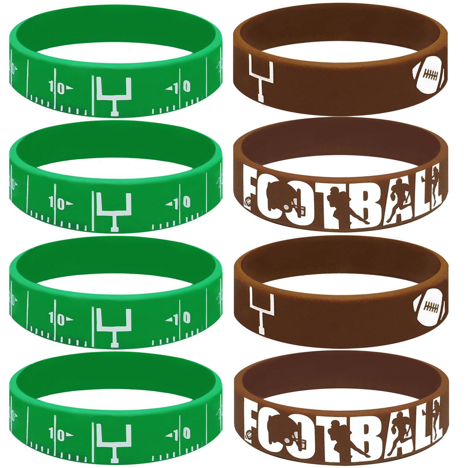 20 Piece Football Wristbands Party Favors / Gifts / Pinata | Etsy