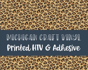 Leopard Vinyl Leopard Print Vinyl Printed Permanent Adhesive custom HTV Custom Heat Transfer Best Seller Trending Designs Cheetah Vinyl