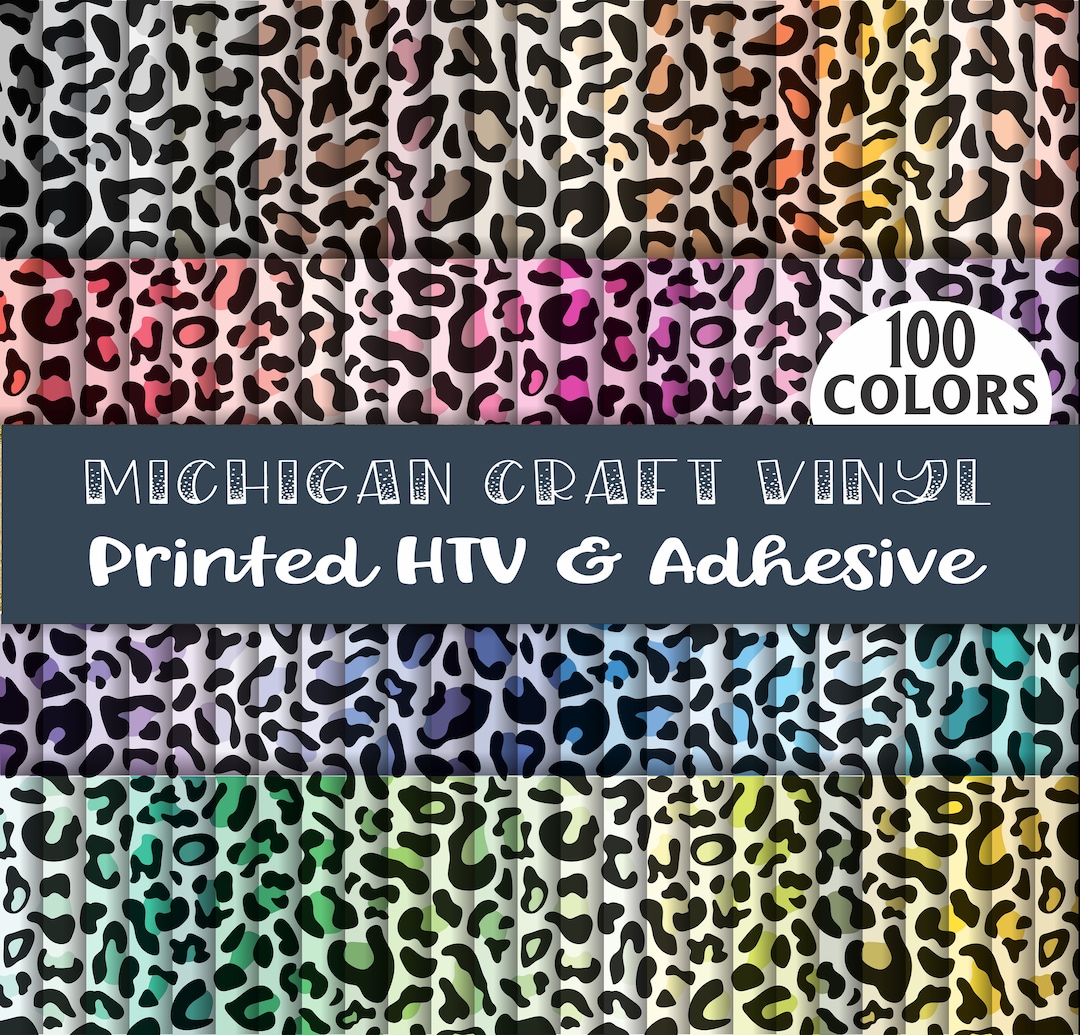 Leopard Color Htv Leopard Print 100 Colors - Colors 1 - 70 - See Other Listing for 71-100 ...