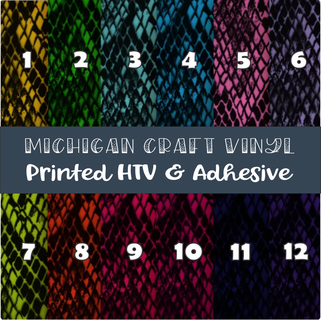 SNAKE Print - Printed Htv / Printed HTV Vinyl /printed 651 Outdoor ...