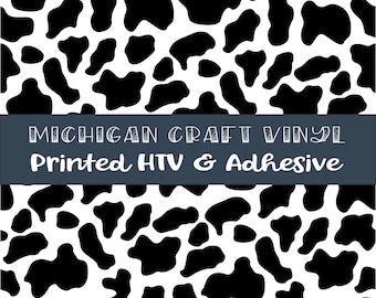 COW Print - Printed Vinyl Htv / Printed HTV Vinyl /Printed 651 Outdoor Vinyl / Printed HTV/Printed Heat Transfer Vinyl