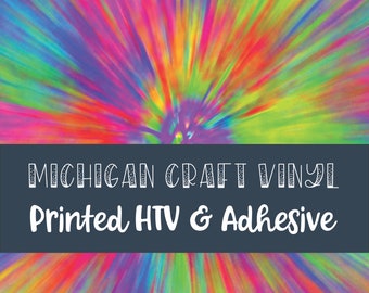 Neon Color Burst Pattern HTV Vinyl / Printed 651 Vinyl / Printed Vinyl /Printed Outdoor Vinyl / Printed HTV/Printed Heat Transfer Vinyl