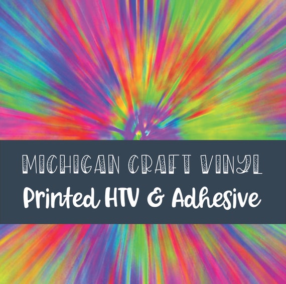 Neon Color Burst Pattern HTV Vinyl / Printed 651 Vinyl / Printed Vinyl /Printed Outdoor Vinyl / Printed HTV/Printed Heat Transfer Vinyl
