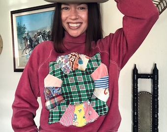 Lovey Dovies Patchwork Sweatshirt | S/M