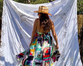 The Georgia Dress Handmade w/ Vintage Quilt Top by The Lovey Dovies | Fits many S-L