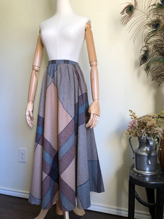 1980s Wool Midi Skirt | 29" waist - image 6