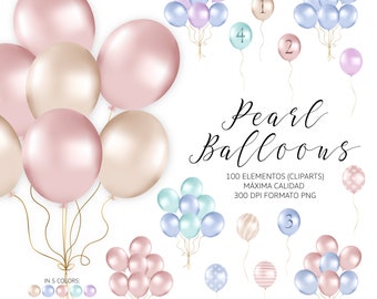 Colorful Birthday Balloon Clipart - High-Quality PNG, Instant Download for Balloon Party Decor