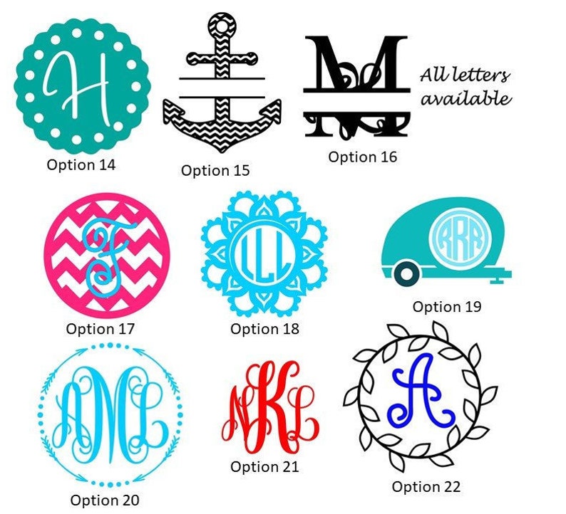 Personalized Small Keychain Wallet With Monogram 6 Colors Etsy