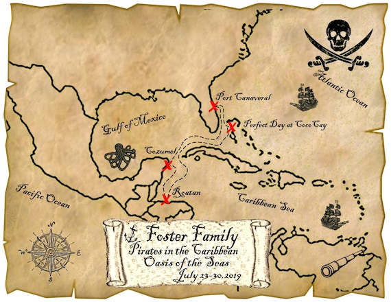 pirates of the caribean map pirates of the caribean map
