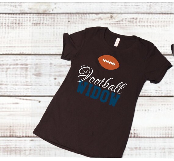 Football Widow T-shirt Tank Husband 