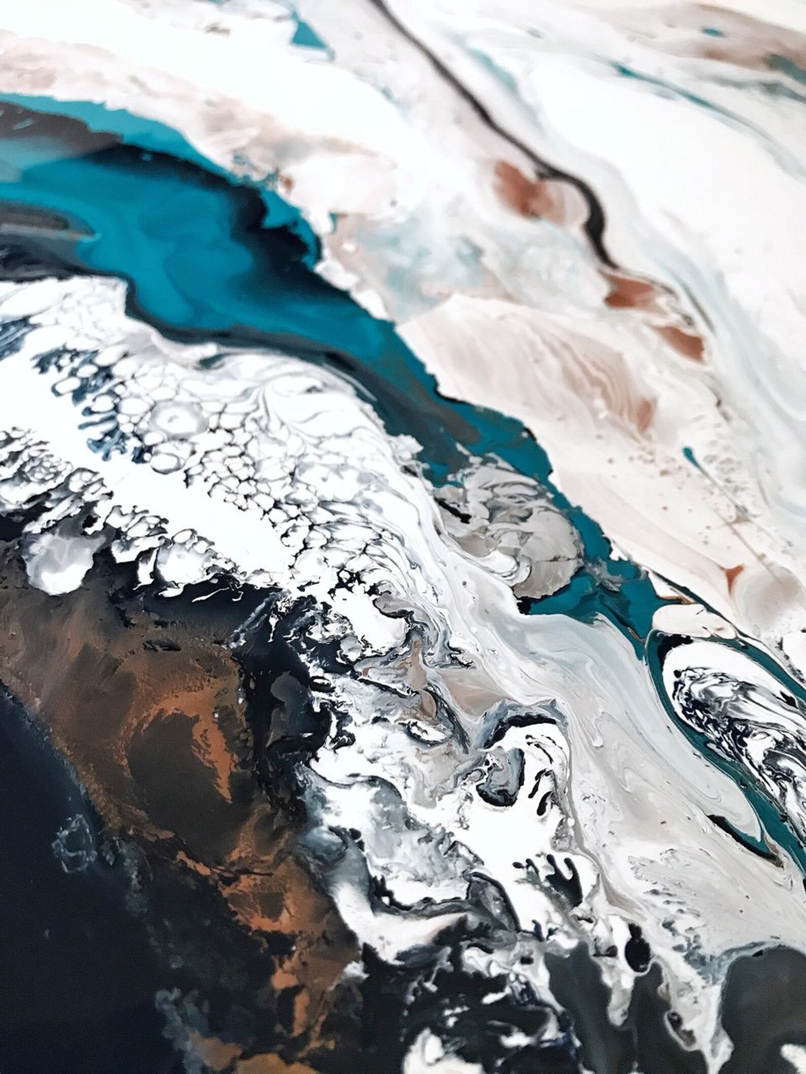 Picture Resin Art Abstraction Etsy