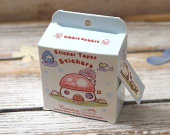 Ribbit Konijn | Leuke kikker- en konijnstickers | Stickertape | Doos met stickers | Stickers Tapes Stickers Doos