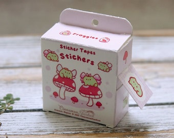 Cute Frog Stickers | Froggy Stickers | Sticker Tape | Box Of Stickers | Stickers Tapes Stickers Box