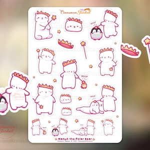 Cute Nanuk Polar Bear Stickers