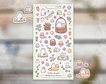 Ribbit Rabbit | Help Love Grow Sticker Sheet No. 2