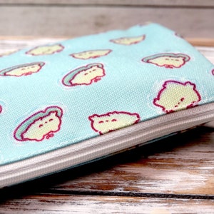 Cute Frog Case | Cute Pencil Case | Zippered Pouch | Sprout the Frog