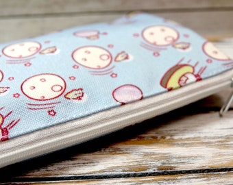 Cute Frog Space Case | Cute Pencil Case | Zippered Pouch | Sprout the Frog