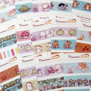 Cute Mystery Washi Tape Samples Froggy Washi Washi Samples Random Washi Samples image 2