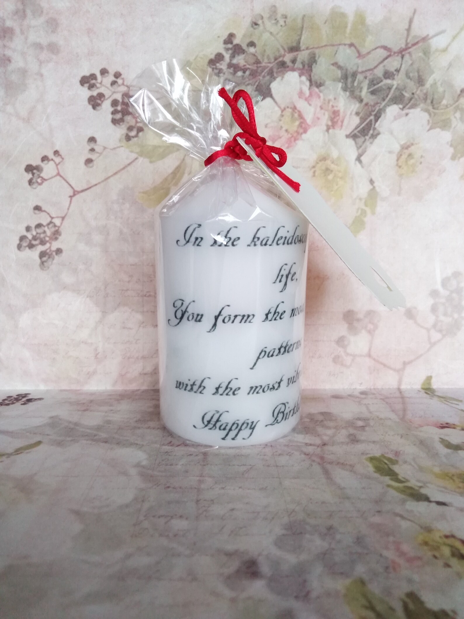 Candle for Sister Personalised Candle Decoupage Candle Etsy