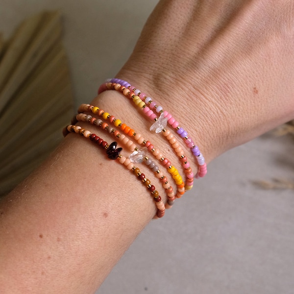 Sommerliches Armkettchen, buntes Armband, Freudschaftsarmband