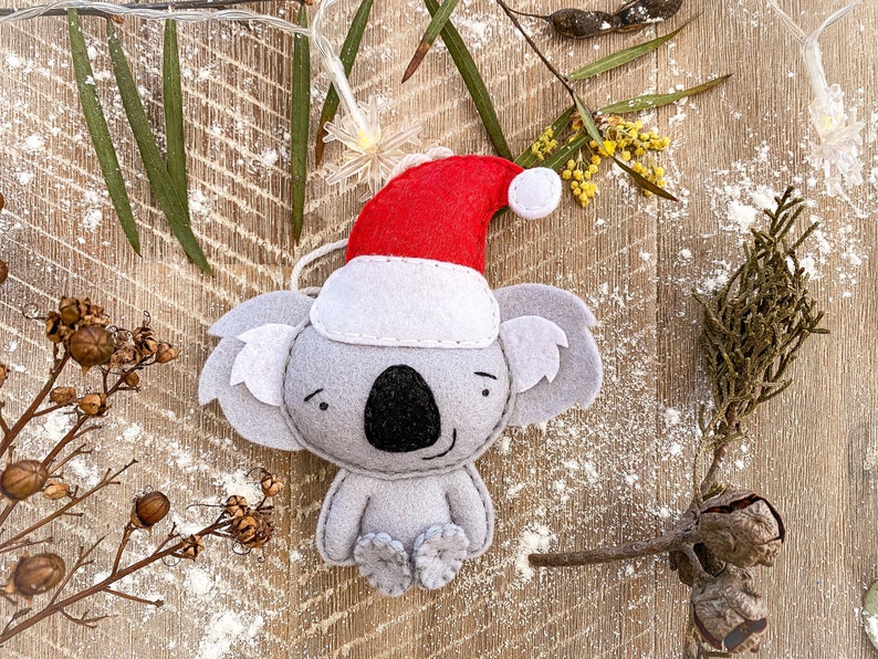 Australian Animals Christmas Decorations Tree Ornaments Felt Etsy