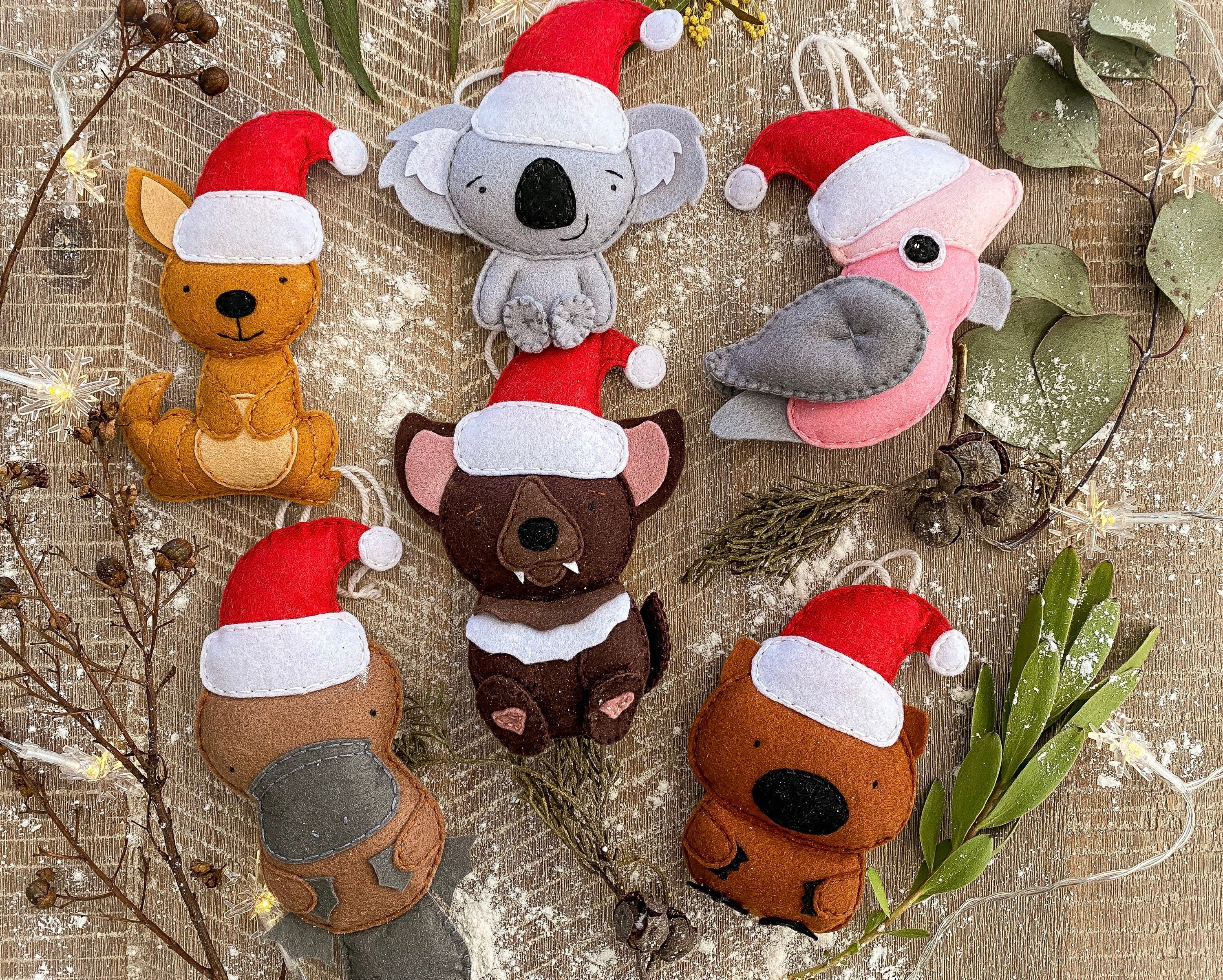 Australian Animals, Australian Christmas Tree Decor, Secret Australian Animals, Australian Christmas Tree Decor, Secret
