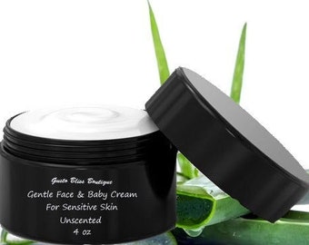 Face Cream All Skin Types Gentle Face & Baby Cream Great Daily Face Cream,  Baby Massages and After Shave Cream Choose Scent and Size