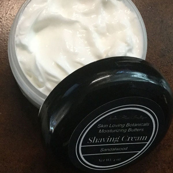 Shaving Cream Low Foaming With Botanical Extracts and Butters Silky Soft Smooth Results For Guys Or Gals 4 oz Jars Assorted Scents