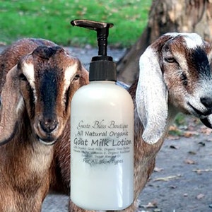 Goat Milk Lotion : Skin Moisturizing Organic Natural Pure - Choose Scent/Size