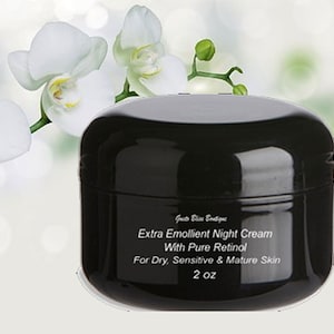 Face Cream Pure Retinol Extra Emollient Night Cream With Shea Butter & Manuka Honey Moisturizes Mature Skin Fragrance Free image 1