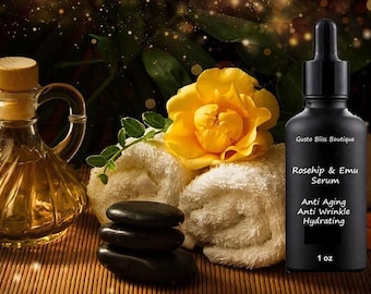 Rosehip & Emu Serum Skin Moisturizer 1 oz bottles Scented or Non Scented