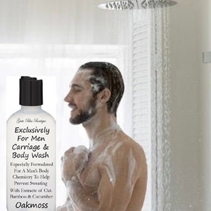 Men&#39;s Body Wash: Stay Clean and Comfortable, 8 oz Bottles Scented or Non