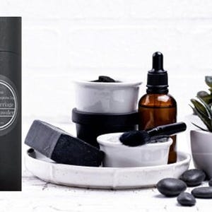 Men&#39;s Body Powder: Talc & Aluminum Free, 4 oz Shaker, All Natural Unscented