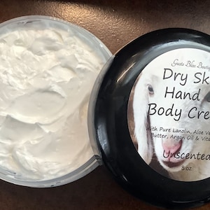 Lanolin Hand & Body Cream: Rich Skin Moisturizer w/ Shea, Aloe Vera, Choose Scent/Size