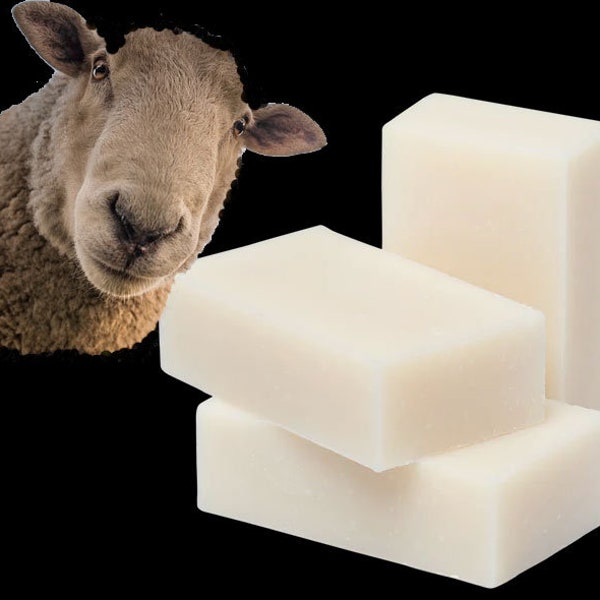 Sheep Milk Soap Bar Epitome of Hydration Royalty Large 6.5 oz Bars Perfect for Super Sensitive Skin Scented Or Unscented