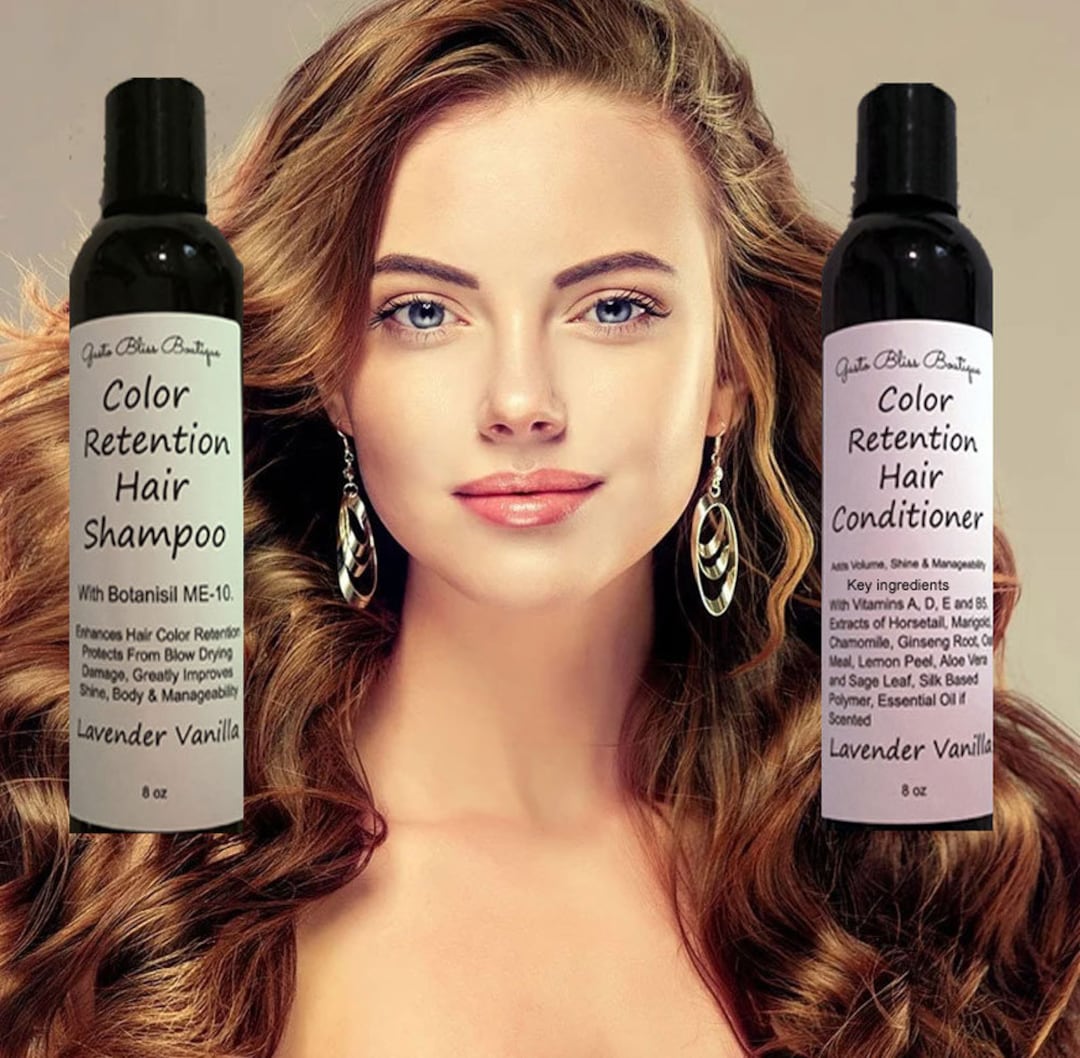 Shampoo and Conditioner for Colored Hair Retains and Protects Color