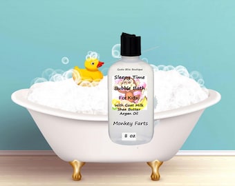Bubble Bath Goat Milk for Kids: Gentle, 8 oz Choose Scent