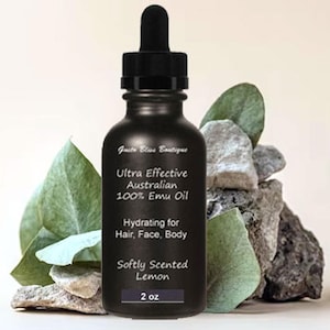 Australian Emu Oil with Vitamin E: Scented or Unscented (2 oz) Super Moisturizing