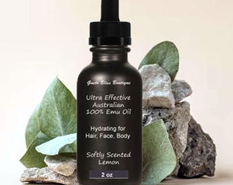 Australian Emu Oil with Vitamin E: Scented or Unscented (2 oz) Super Moisturizing