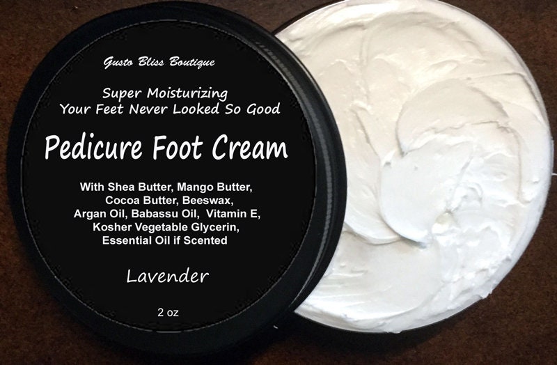 Pedicure Foot Cream Beautiful Feet Super Moisturizing Cream 2 Oz Jar Choice  of Scents 
