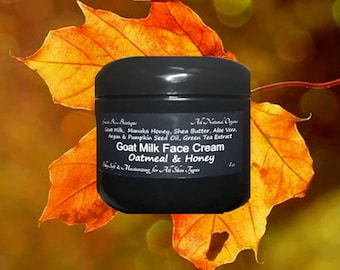Goat Milk Face Cream - Super Moisturizing Natural Skincare - 4/8 oz Scented or Non