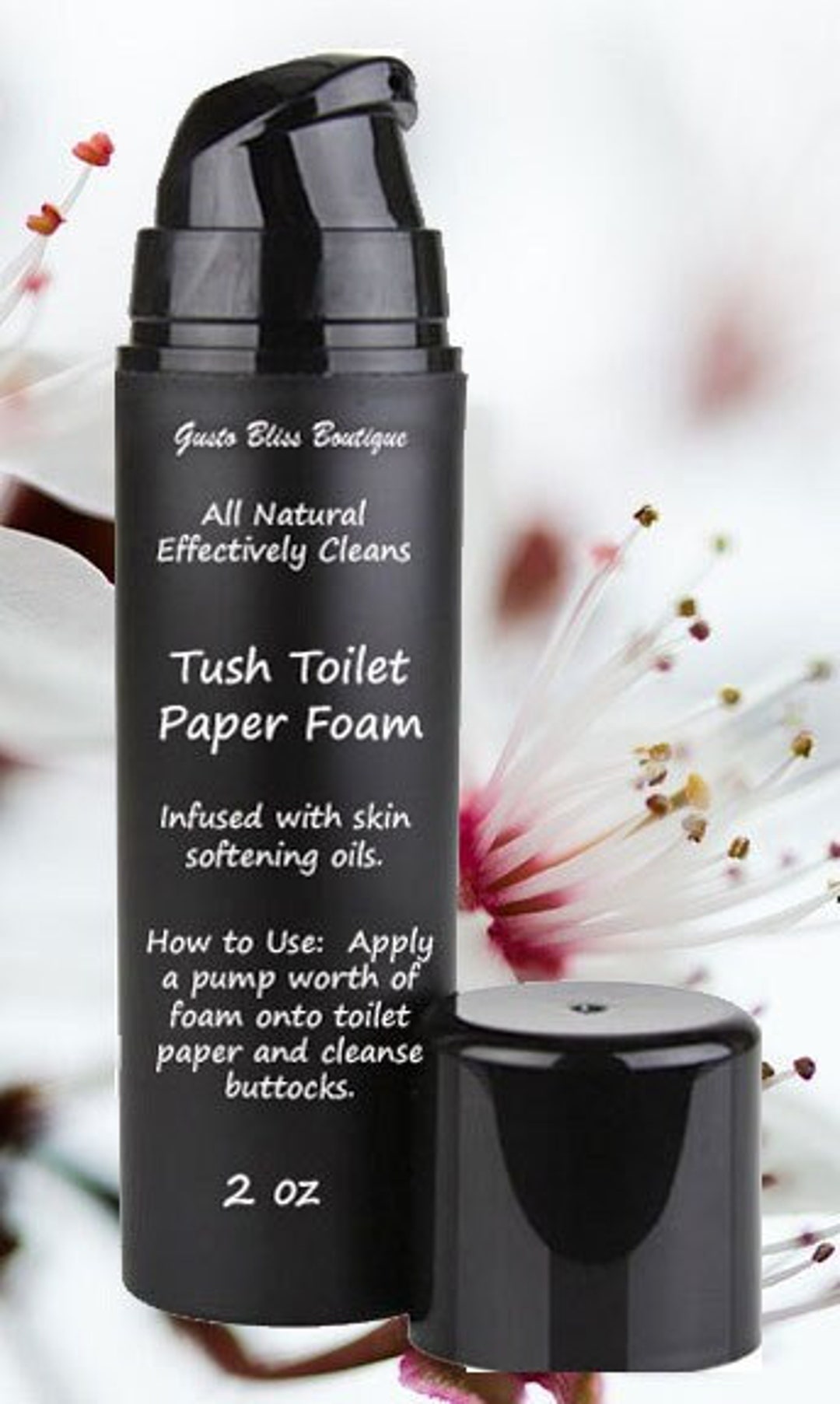 Tush Toilet Paper Foam Effective & Gentle for Entire Family Replaces