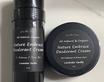 Magnesium Deodorant Goes On Clear Baking Soda Free, Tube or Tin - Choose Scent